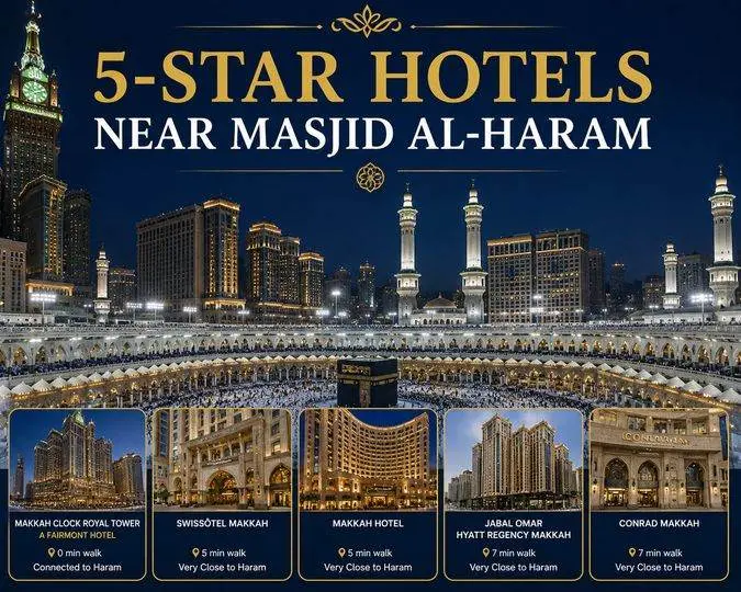 5 Star Hotels Near Masjid Al Haram
