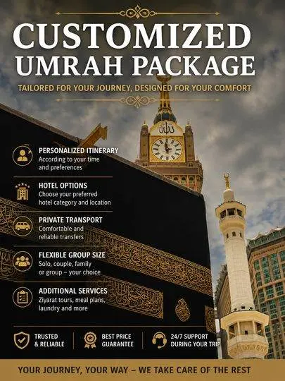 Customized Umrah Package Pakistan