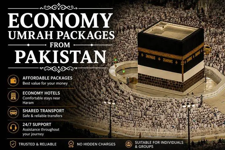 Economy Umrah Packages from Pakistan